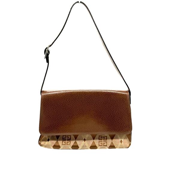 Givenchy Vintage Shoulder Bag*Canvas & Leather*Beautiful Brown*Entrupy COA - Picture 1 of 16